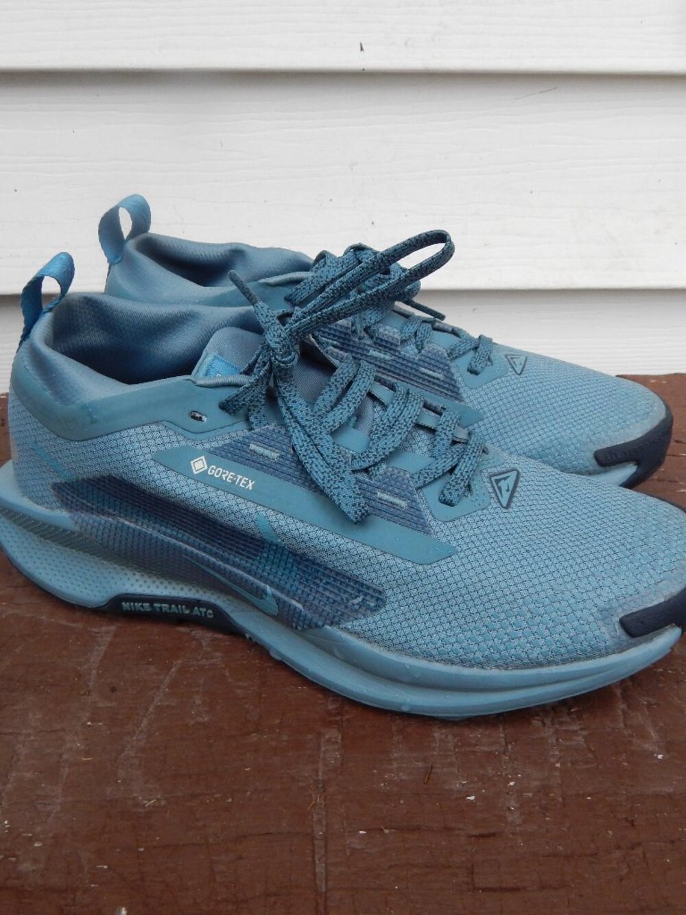 Nike React Pegasus Trail 5 Gore-Tex Smokey Blue Mens FQ0908-005 NEW Sz 6.5